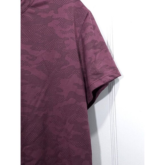 Spyder Men's Camouflage Performance Burgundy Lightweight & Breathable Size L - Picture 4 of 8